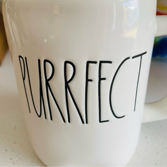Rae Dunn | Purrfect Cat Mug Coffee Tea Fall Spring Summer Cozy Relaxed Cat Lady - Picture 5 of 5